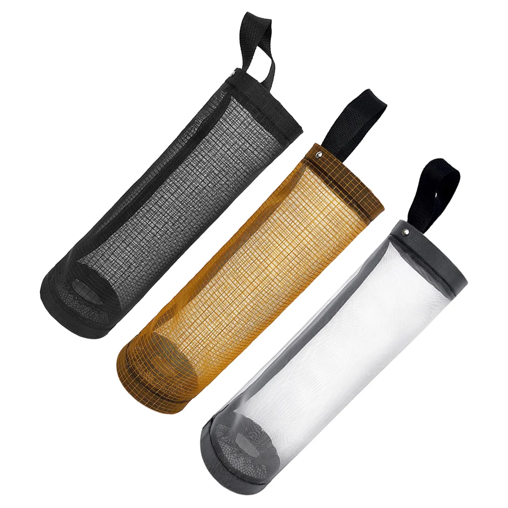 3 Pcs Plastic Bag Buggy Trash Bags Organizers Storage Dispenser Mesh Garbage Pouches Nylon Kitchen Grocery Holder
3 Pcs Plastic Bag Buggy Trash Bags Organizers Storage Dispenser Mesh Garbage Pouches Nylon Kitchen Grocery Holder