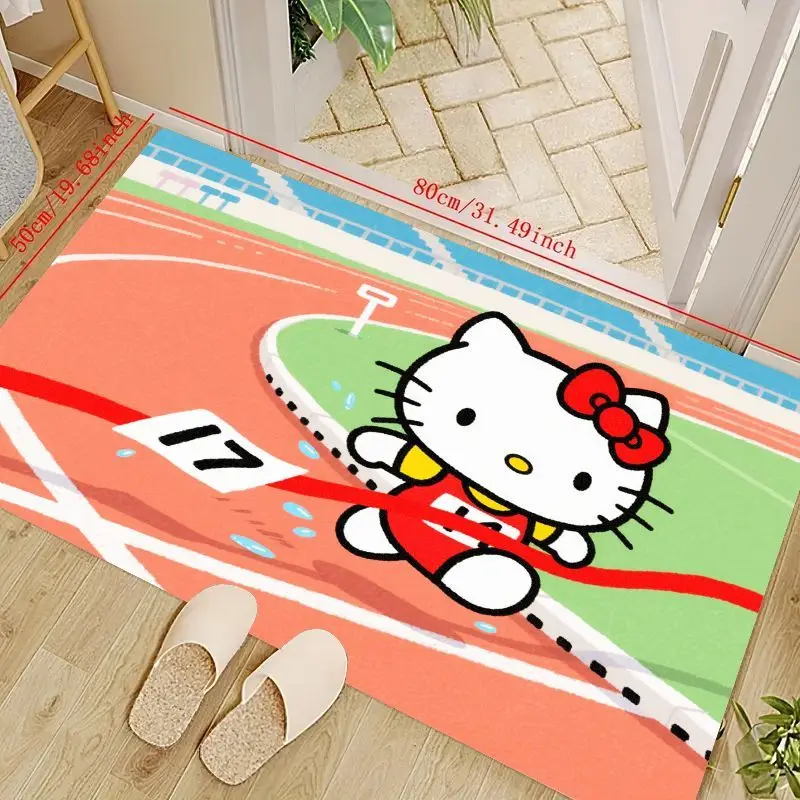 1 шт. милый напольный коврик Hello Kitty Race Track, с дизайном отделки Hello Kitty Running and Crossing, мягкий нескользящий коврик
1 шт. милый напольный коврик Hello Kitty Race Track, с дизайном отделки Hello Kitty Running and Crossing, мягкий нескользящий коврик