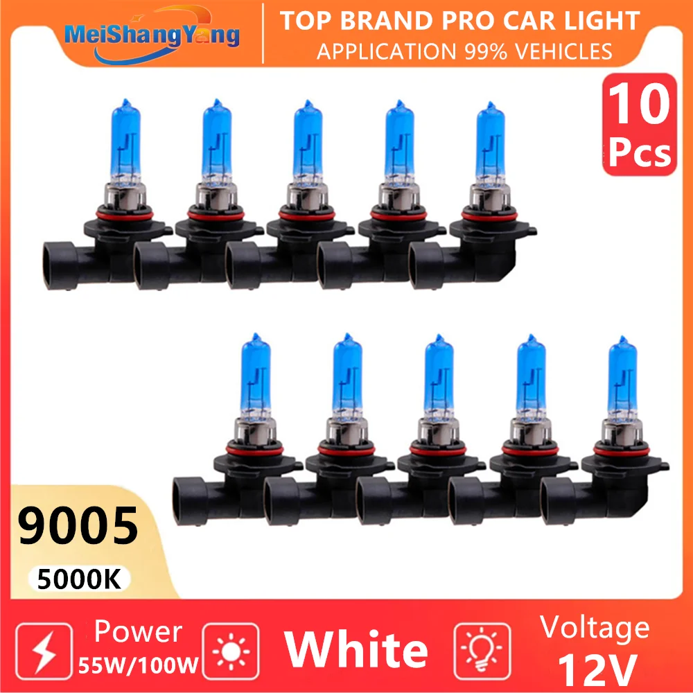 10 шт. 9005 HB3 12В 55Вт / 100Вт галогенные лампы Super White для фар, противотуманных фар, ходовых огней, источников света для автомобилей, 12В, автомобильные лампы
10 шт. 9005 HB3 12В 55Вт / 100Вт галогенные лампы Super White для фар, противотуманных фар, ходовых огней, источников света для автомобилей, 12В, автомобильные лампы