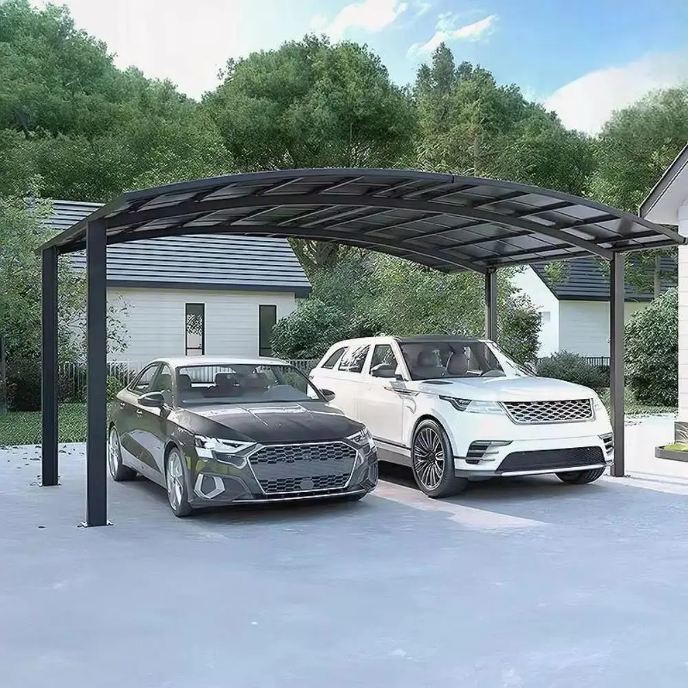 Modern Aluminum Carport Single L-shape Customized Outdoor Garden Parking Shelter for Driveway Yard Garden Canopy
Modern Aluminum Carport Single L-shape Customized Outdoor Garden Parking Shelter for Driveway Yard Garden Canopy