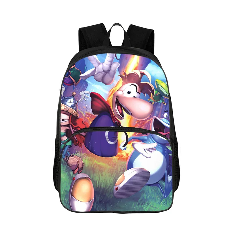 Child Cartoon Rayman Legends Backpacks Pupil Large Capacity School Bags for Boys Girls Students Printed Casual Storage Book Bag
Child Cartoon Rayman Legends Backpacks Pupil Large Capacity School Bags for Boys Girls Students Printed Casual Storage Book Bag