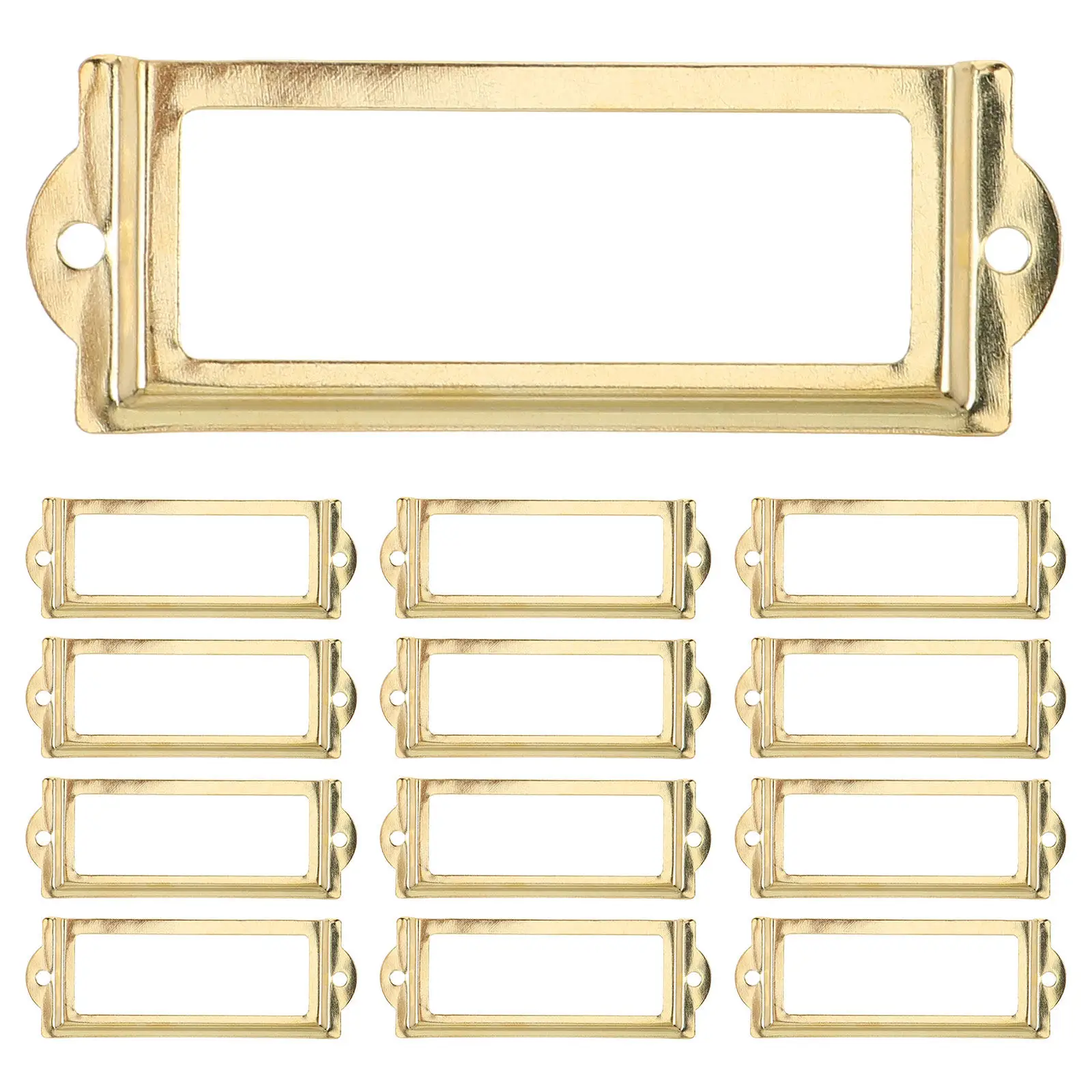 20pcs Small Large Metal Label Holder Pull Frame Handle File Name Card Holder For Furniture Cabinet Drawer Box for Wood Shelves
20pcs Small Large Metal Label Holder Pull Frame Handle File Name Card Holder For Furniture Cabinet Drawer Box for Wood Shelves