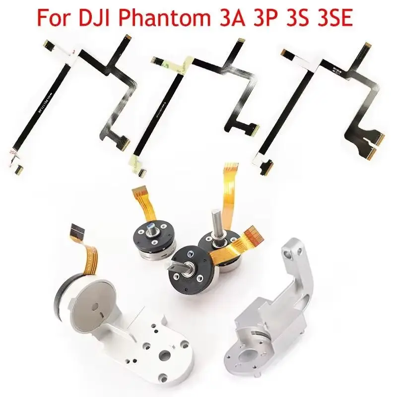 For DJI Phantom 3A 3P 3S 3SE Drone Gimbal Flex Cable Flat Ribbon Cable Yaw Roll Bracket Motor Gimbal Mount ScrewKit Repair Parts
For DJI Phantom 3A 3P 3S 3SE Drone Gimbal Flex Cable Flat Ribbon Cable Yaw Roll Bracket Motor Gimbal Mount ScrewKit Repair Parts
