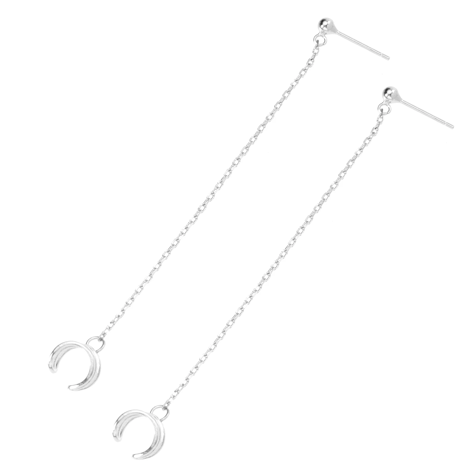 Pure Silver Earrings Dangle Drop Cuff Clip Jewelry for Women Bride Chain Stylish Long Serving Life Birthday Wedding Gift
Pure Silver Earrings Dangle Drop Cuff Clip Jewelry for Women Bride Chain Stylish Long Serving Life Birthday Wedding Gift