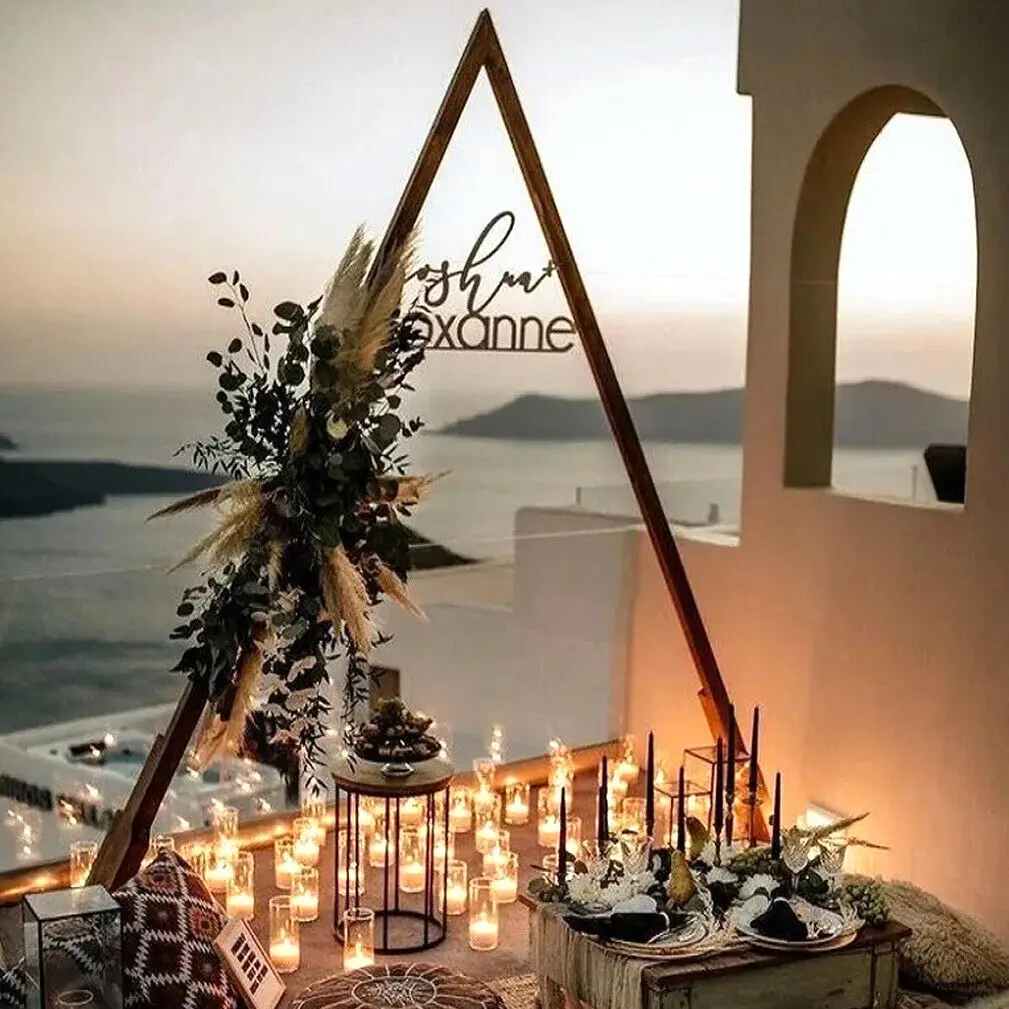 3m Large Wooden Vintage Wedding Arch Triangle Backdrop Stand
3m Large Wooden Vintage Wedding Arch Triangle Backdrop Stand