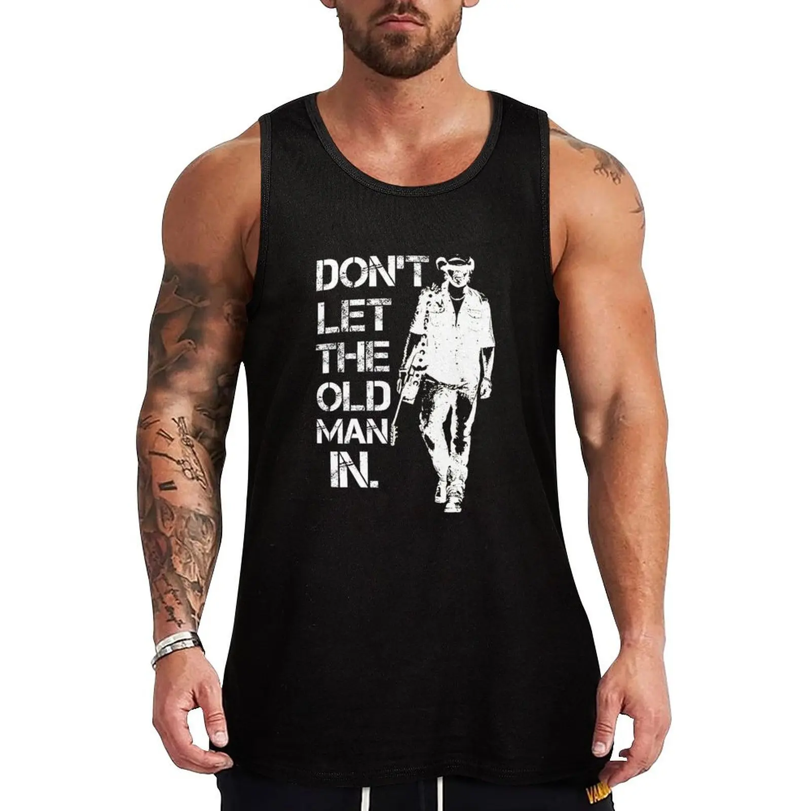 Vintage Walking With A Guitar Funny Tank Top Sleeveless top Vest Men's clothes luxury style gym shirts
Vintage Walking With A Guitar Funny Tank Top Sleeveless top Vest Men's clothes luxury style gym shirts