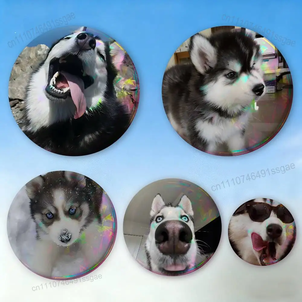 Husky P-Puppy Dog Badges Personalized Handmade Round Brooches Pins Accessory 25mm 75mm 44mm 58mm 32mm
Husky P-Puppy Dog Badges Personalized Handmade Round Brooches Pins Accessory 25mm 75mm 44mm 58mm 32mm