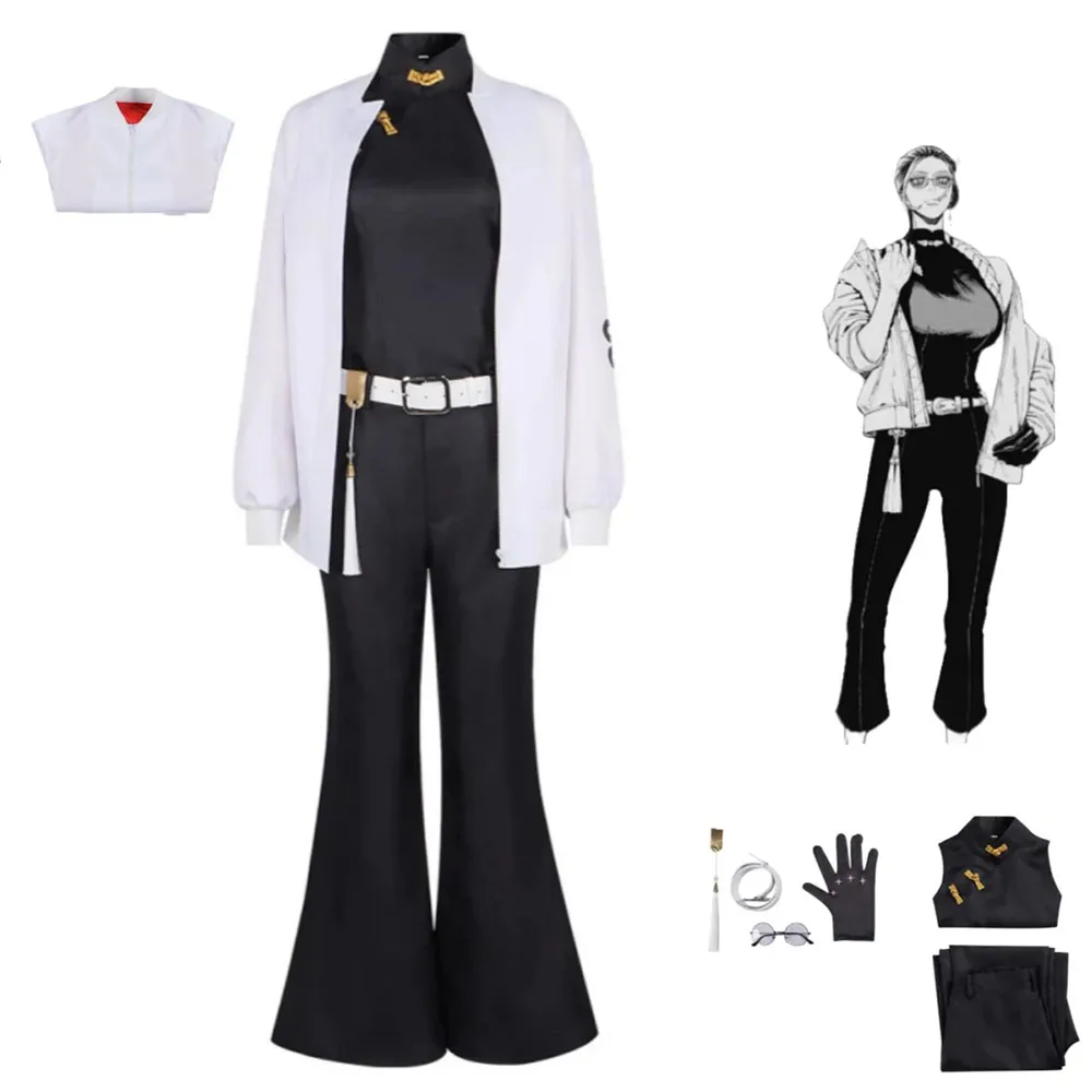 Manga Gokurakugai Tao Saotome Cosplay Costume White Baseball Uniform Coat Bootcut Wig Woman Carnival Halloween Christmas Suit
Manga Gokurakugai Tao Saotome Cosplay Costume White Baseball Uniform Coat Bootcut Wig Woman Carnival Halloween Christmas Suit