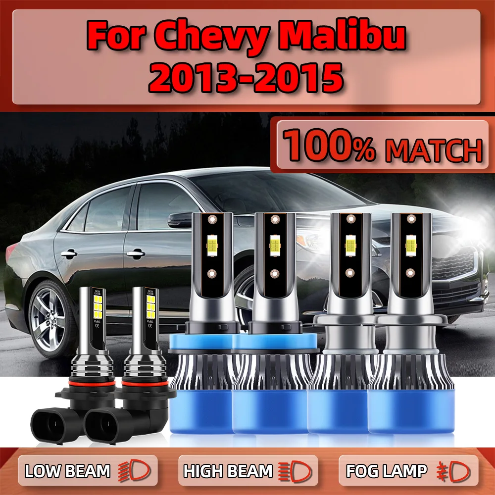 H7 LED Headlight Bulbs 60000LM Canbus Car Light 360W High Low Beam 6000K White Fog Lamps For Chevy Malibu 2013 2014 2015
H7 LED Headlight Bulbs 60000LM Canbus Car Light 360W High Low Beam 6000K White Fog Lamps For Chevy Malibu 2013 2014 2015