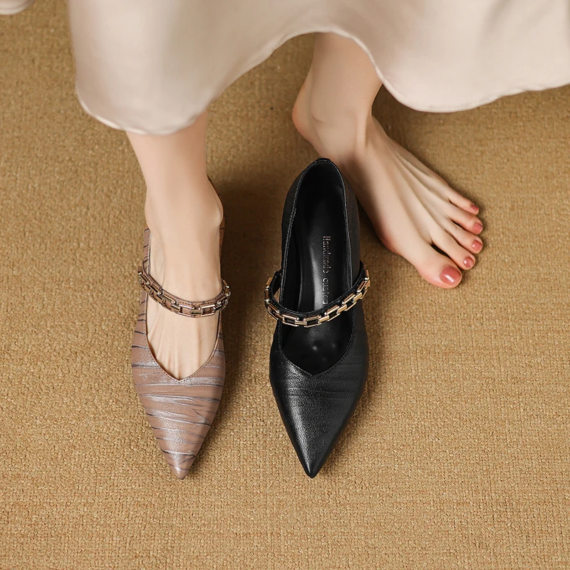 2026 spring summer women pumps natural leather plus size 22-25.5cm Zebra sheepskin+pigskin pointed toe metal mary janes shoes
2026 spring summer women pumps natural leather plus size 22-25.5cm Zebra sheepskin+pigskin pointed toe metal mary janes shoes