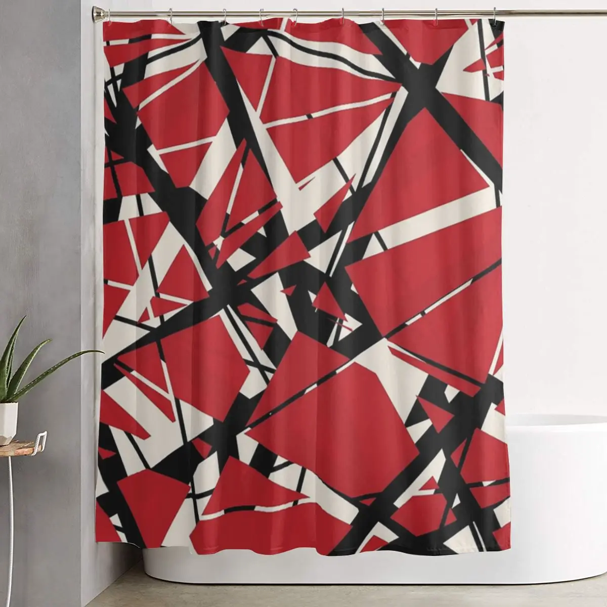 EVH Authentic Stripes Design Shower Curtain Bathroom Polyester Waterproof Bath Curtains with Hooks
EVH Authentic Stripes Design Shower Curtain Bathroom Polyester Waterproof Bath Curtains with Hooks