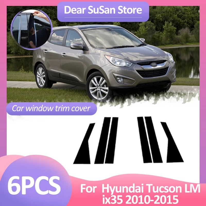 6 шт. Накладка на окно автомобиля для Hyundai Tucson LM ix35 2010~2015 2011 B C Наклейка на стойку двери Черная наклейка Автоаксессуары
6 шт. Накладка на окно автомобиля для Hyundai Tucson LM ix35 2010~2015 2011 B C Наклейка на стойку двери Черная наклейка Автоаксессуары