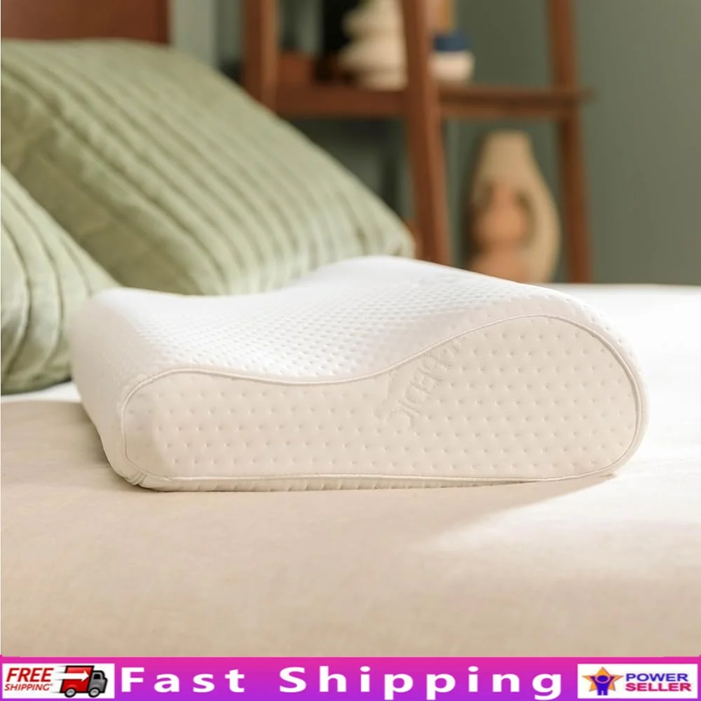 Ergo Neck Pillow Large Profile Support and Pressure Relief Hypoallergenic Durable Copper Gel Memory Foam Knitted Cover
Ergo Neck Pillow Large Profile Support and Pressure Relief Hypoallergenic Durable Copper Gel Memory Foam Knitted Cover