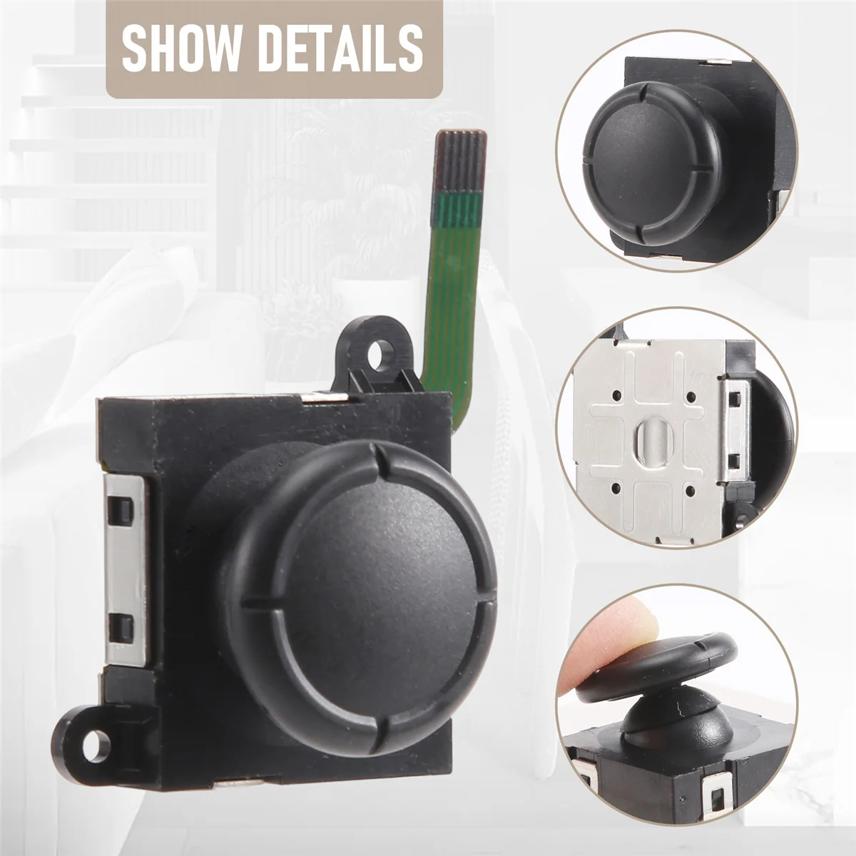 A64E 10 шт. сменный 3D аналоговый рокер Joy Stick для контроллера Nintendo Switch NS геймпад Joycon Game Pad
A64E 10 шт. сменный 3D аналоговый рокер Joy Stick для контроллера Nintendo Switch NS геймпад Joycon Game Pad
