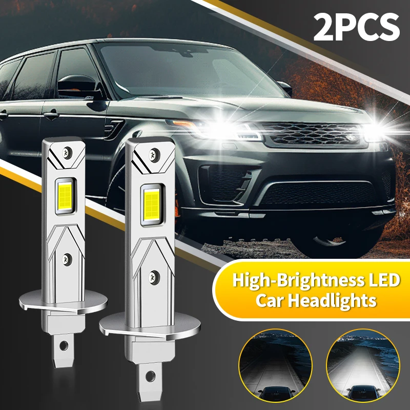 2Pcs H1 Led Super Bright Car Fog Light Bulbs H1 Headlight DRL Lamp Canbus CSP High/Low Beam 6500K White12V Plug&Play Accessories
2Pcs H1 Led Super Bright Car Fog Light Bulbs H1 Headlight DRL Lamp Canbus CSP High/Low Beam 6500K White12V Plug&Play Accessories