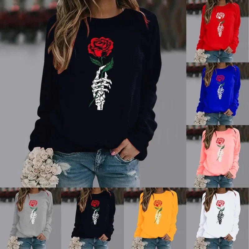 New Women's Hoodie Long Sleeve Clothing 3D Printed Flower Pattern Round Neck Pullover Hoodie Streetwear Women Sweatshirts
New Women's Hoodie Long Sleeve Clothing 3D Printed Flower Pattern Round Neck Pullover Hoodie Streetwear Women Sweatshirts