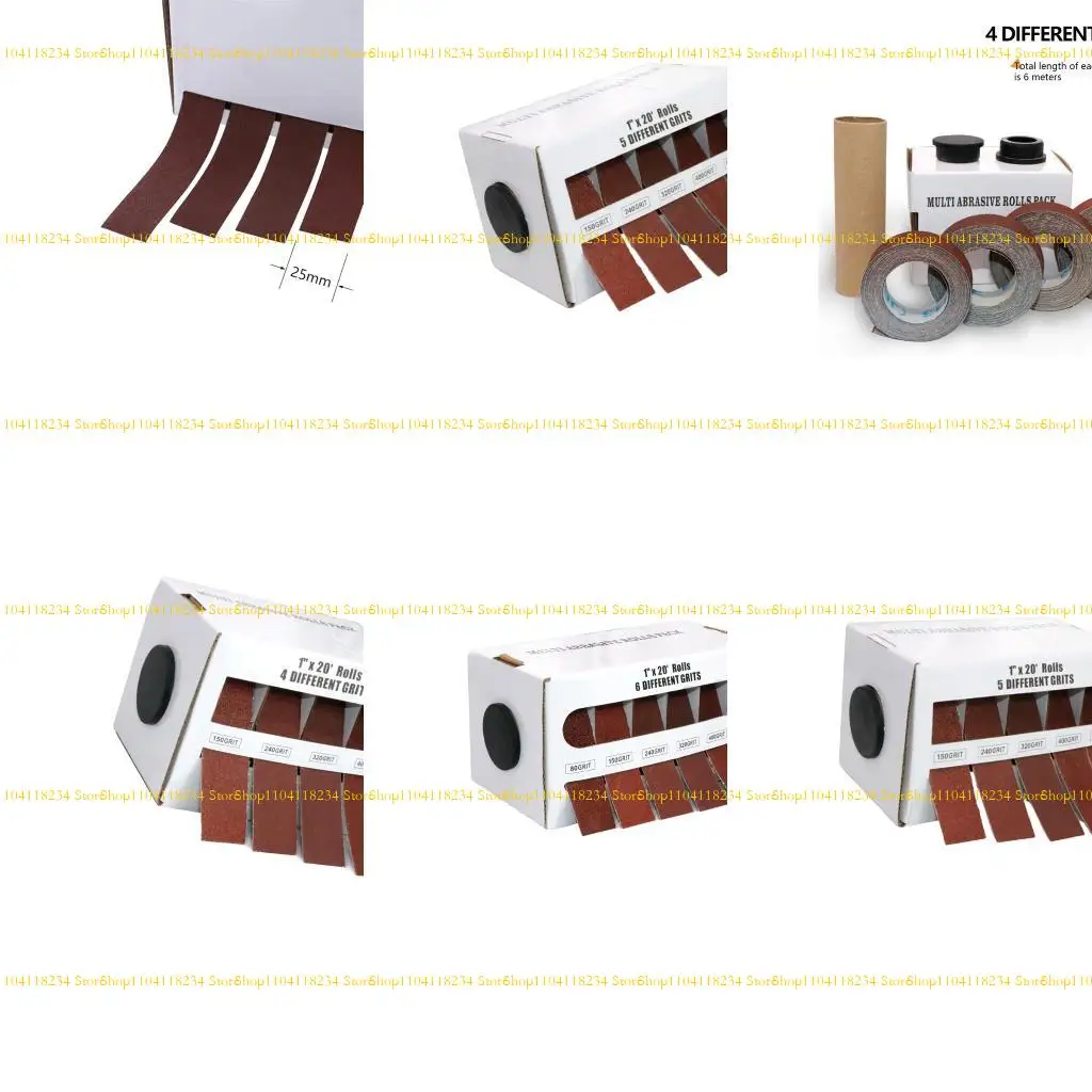 P9FB Emery Cloth Roll 4/5/6 Grits Abrasive Sand Paper Assorted Sand Paper Dispenser
P9FB Emery Cloth Roll 4/5/6 Grits Abrasive Sand Paper Assorted Sand Paper Dispenser