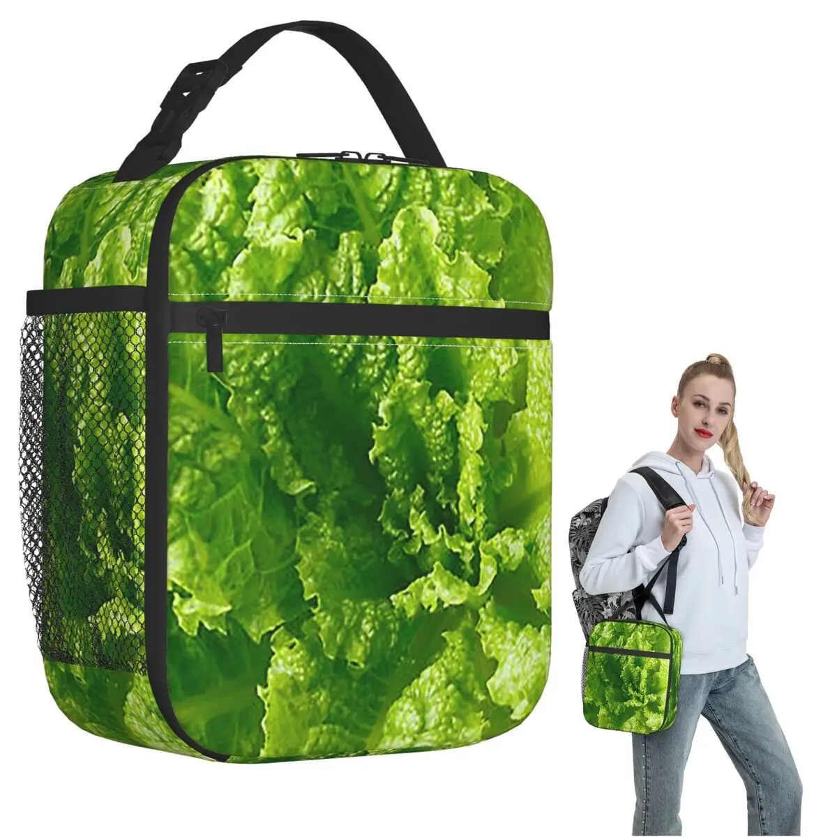 Lettuce Closeup Insulated Lunch Bag for Women Kids Portable Food Boxes Thermal Lunch Box Tote
Lettuce Closeup Insulated Lunch Bag for Women Kids Portable Food Boxes Thermal Lunch Box Tote