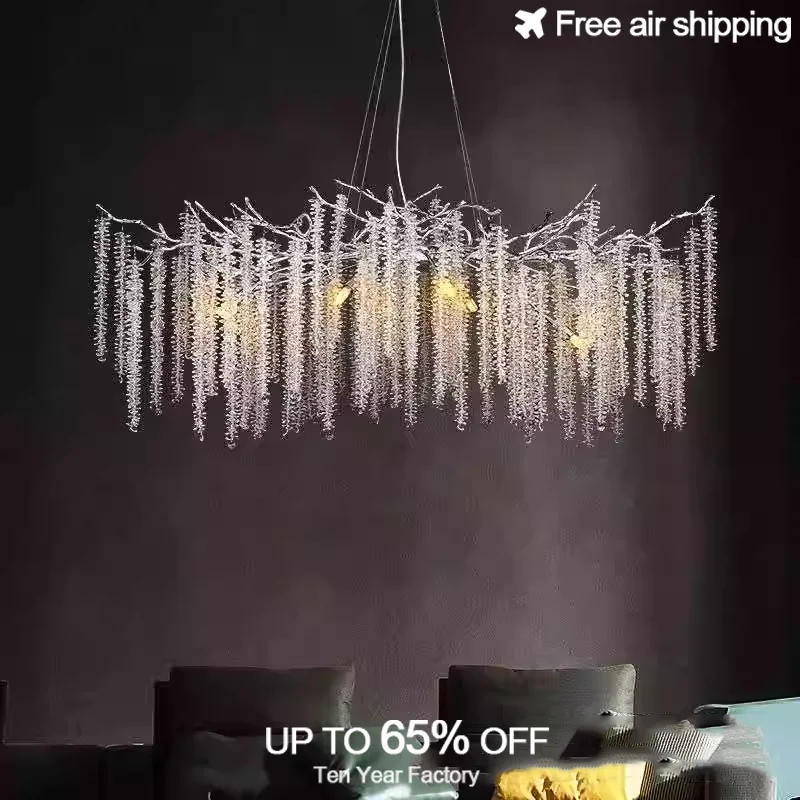 Contemporary Rectangular Chrome Crystal Chandelier for Dining Living Room Kitchen Table Bedroom Suspension Ceiling Light Fixture
Contemporary Rectangular Chrome Crystal Chandelier for Dining Living Room Kitchen Table Bedroom Suspension Ceiling Light Fixture