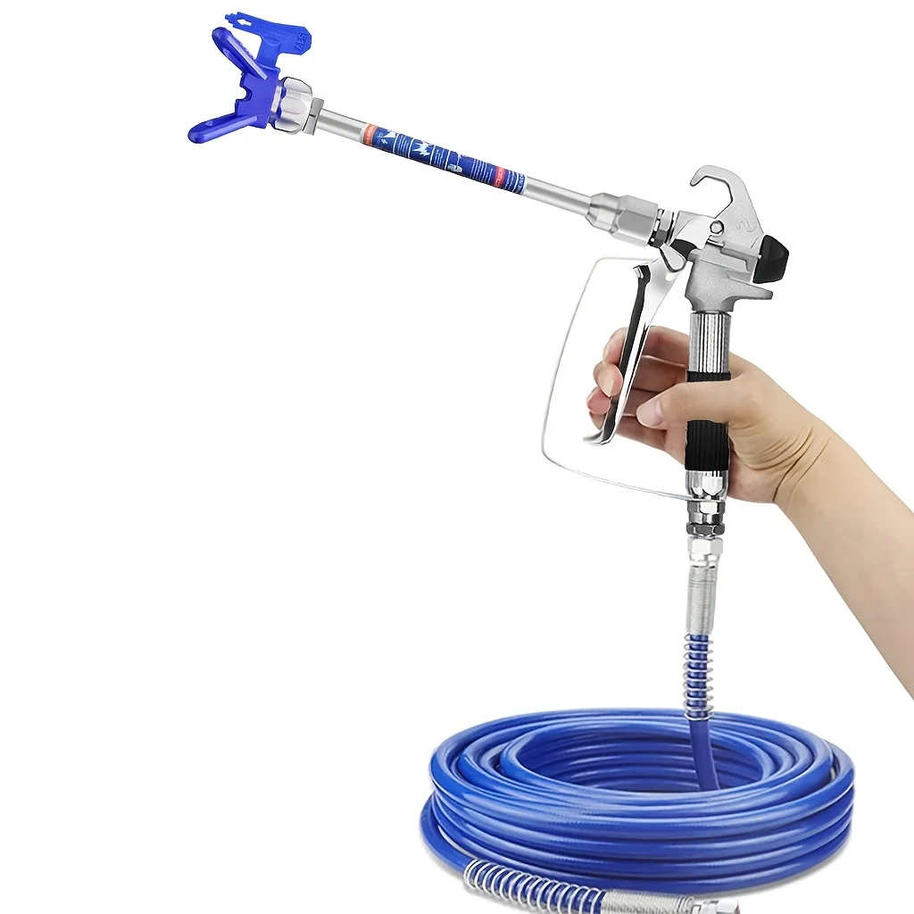 3600psi High-Pressure Airless Paint Spray Gun, 32.8ft Hose Swivel Kit, 11.8-Inch Extension Pole, Tip Guard & 517 Nozzle, for Hom
3600psi High-Pressure Airless Paint Spray Gun, 32.8ft Hose Swivel Kit, 11.8-Inch Extension Pole, Tip Guard & 517 Nozzle, for Hom