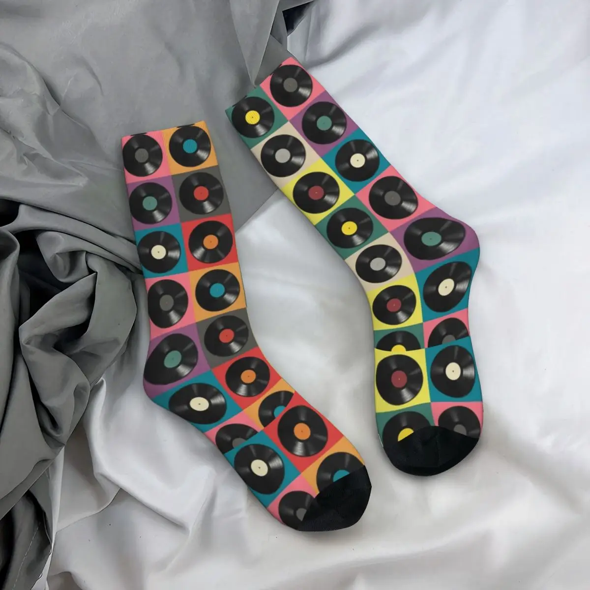 Vinyl Record Socks Pop Music Art Leisure Stockings Women Comfortable Climbing Socks Winter Printed Non Skid Socks
Vinyl Record Socks Pop Music Art Leisure Stockings Women Comfortable Climbing Socks Winter Printed Non Skid Socks