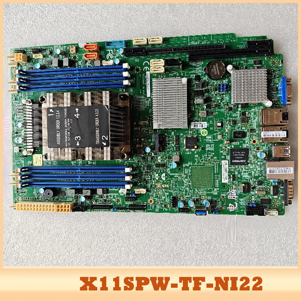 For Supermicro Single channel server industrial control motherboard LGA3647 X11SPW-TF-NI22
For Supermicro Single channel server industrial control motherboard LGA3647 X11SPW-TF-NI22