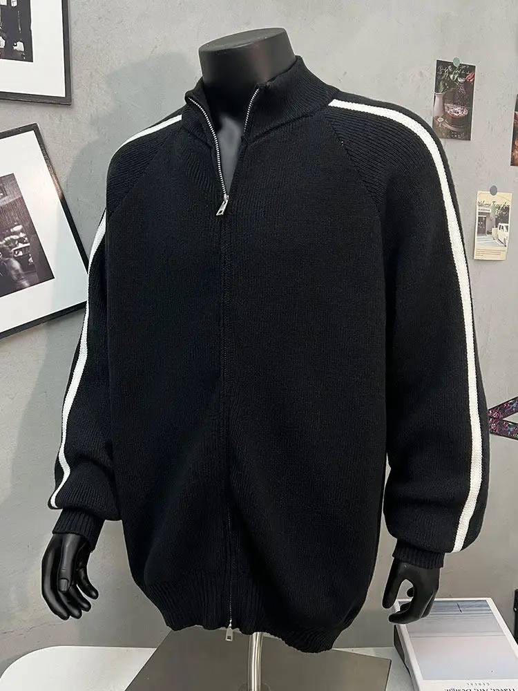 Men's Knitted Open Cardigan Jaet Loose Fit Stand Collar Spring Autumn Winter Outerwear Casual Sle Polyester Fiber
Men's Knitted Open Cardigan Jaet Loose Fit Stand Collar Spring Autumn Winter Outerwear Casual Sle Polyester Fiber