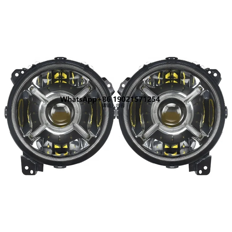 Replacement Upgrade 9" Inch LED Headlights with Halo for 2018 2019 2020 Jeep Wrangler JL Gladiator with Daytime Running Lights
Replacement Upgrade 9" Inch LED Headlights with Halo for 2018 2019 2020 Jeep Wrangler JL Gladiator with Daytime Running Lights