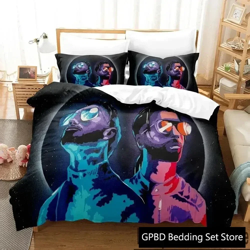3D Print PNL Rap Duo Bedding Set Boys Girls Twin Queen King Size Duvet Cover Pillowcase Bed boys Adult Home Textileextile
3D Print PNL Rap Duo Bedding Set Boys Girls Twin Queen King Size Duvet Cover Pillowcase Bed boys Adult Home Textileextile