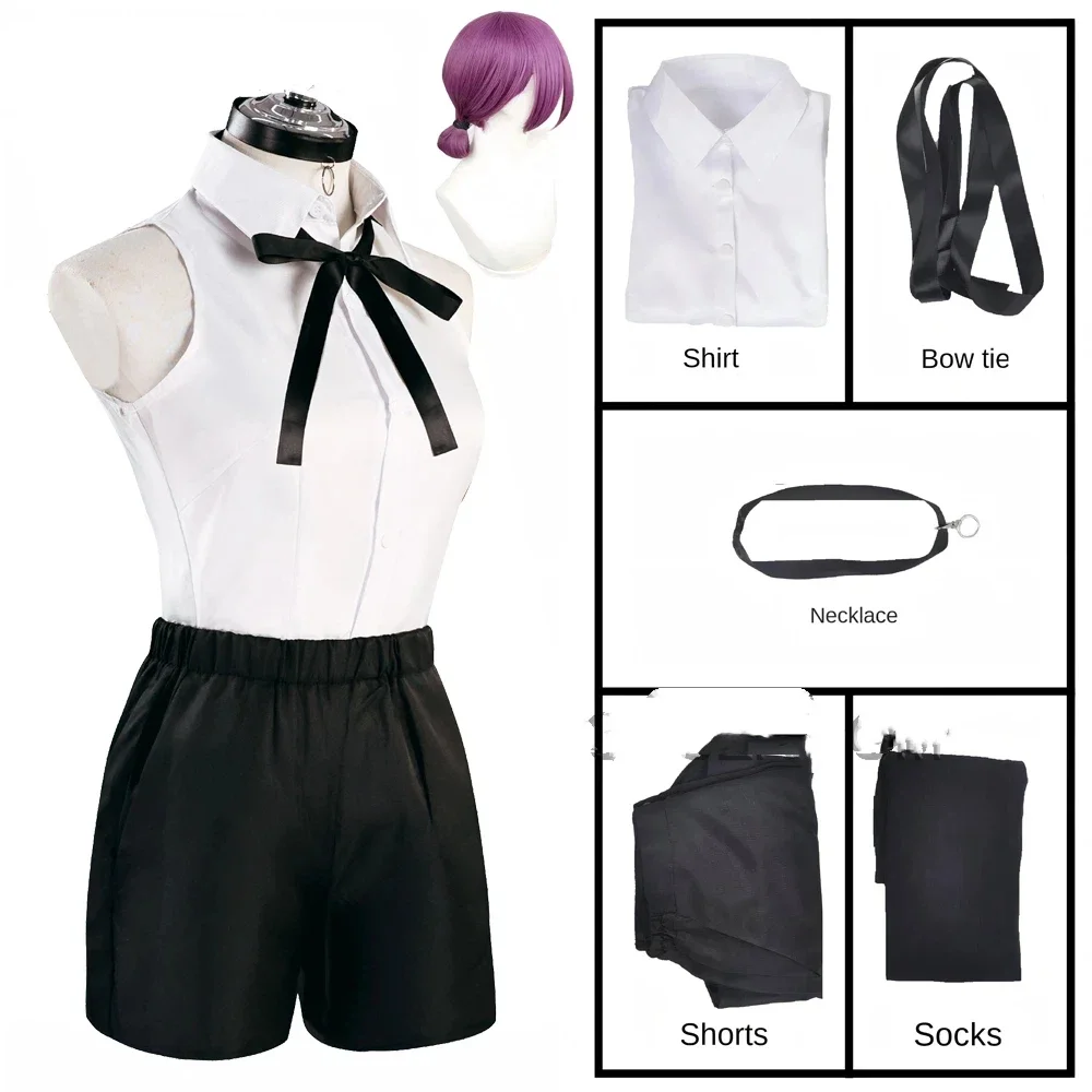2026 New Chainsaw Reze Cosplay Costume Outfits Shirt Tie Short Wig Neck Ring Women Anime Uniform Halloween
2026 New Chainsaw Reze Cosplay Costume Outfits Shirt Tie Short Wig Neck Ring Women Anime Uniform Halloween