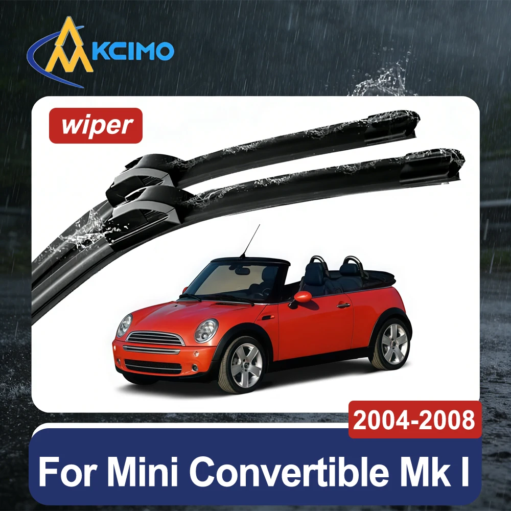 Pair of 2 Windshield Wipers For Mini Convertible Mk I R52 2004-2008 Silicone Streak-Free Front Wiper Blades in All Weather
Pair of 2 Windshield Wipers For Mini Convertible Mk I R52 2004-2008 Silicone Streak-Free Front Wiper Blades in All Weather