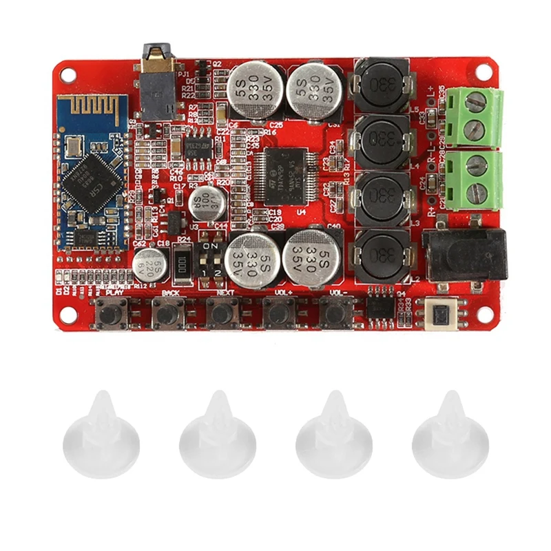 TDA7492P Модуль платы усилителя Bluetooth Аудиоприемник Усилитель Bluetooth CSR4.0 Модуль платы цифрового усилителя
TDA7492P Модуль платы усилителя Bluetooth Аудиоприемник Усилитель Bluetooth CSR4.0 Модуль платы цифрового усилителя