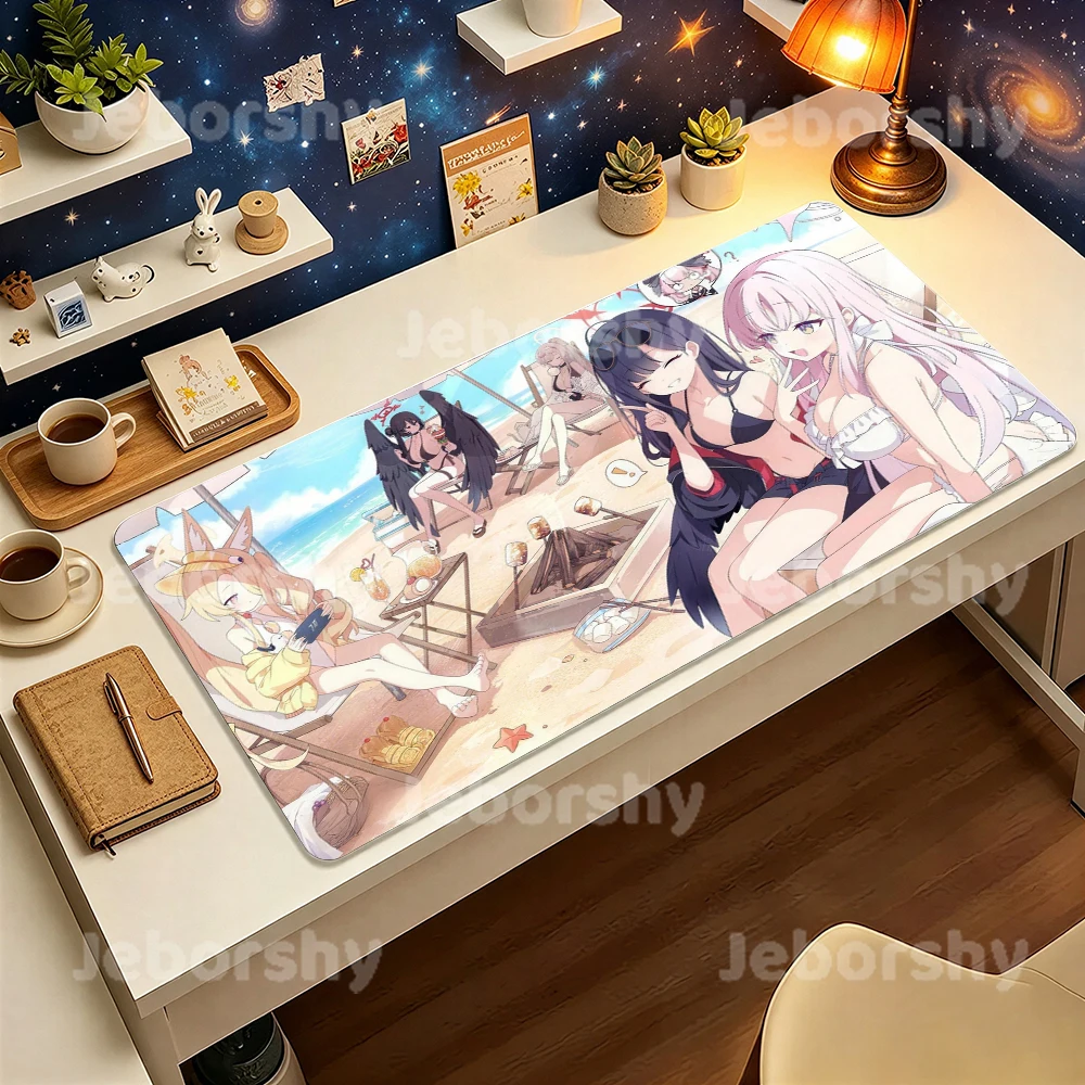 Blue Archive Beach Summer Large Mouse Pad, Anime Girls Group Gaming Desk Mat,Non-Slip Rubber Base Extended Keyboard Pad for Home
Blue Archive Beach Summer Large Mouse Pad, Anime Girls Group Gaming Desk Mat,Non-Slip Rubber Base Extended Keyboard Pad for Home