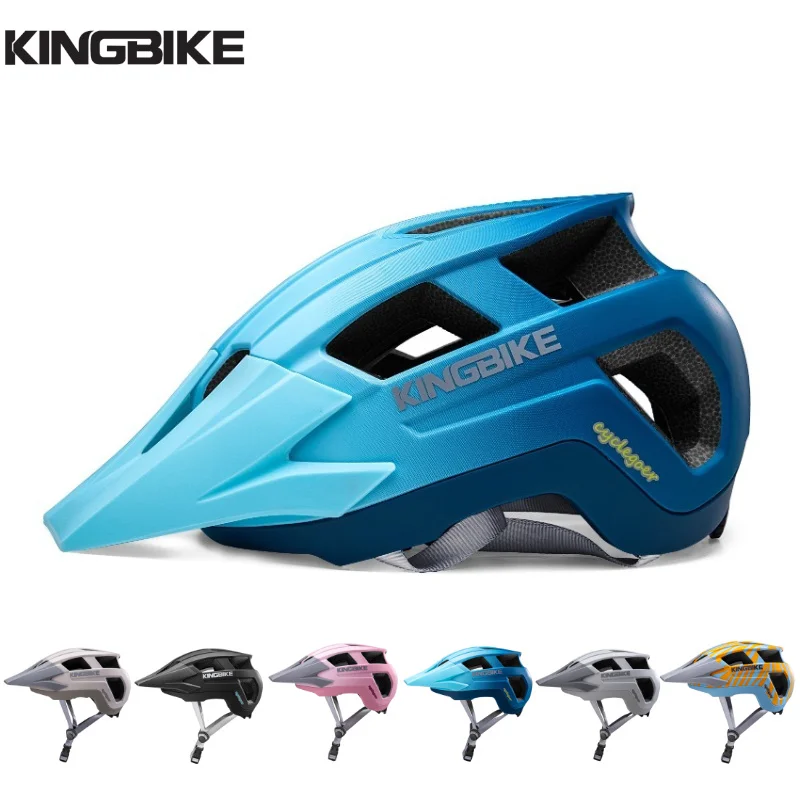 KINGBIKE Adult Mountain Bike Helmet PC+EPS Unisex Lightweight 290g Detachable Visor Adjustable Fit System MTB Bicycle Helmet
KINGBIKE Adult Mountain Bike Helmet PC+EPS Unisex Lightweight 290g Detachable Visor Adjustable Fit System MTB Bicycle Helmet