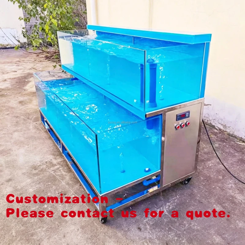 custom.Factory Commercial 2 Tier Seafood on Wheels, Customizable Aquarium Seafood Market & Restaurant
custom.Factory Commercial 2 Tier Seafood on Wheels, Customizable Aquarium Seafood Market & Restaurant