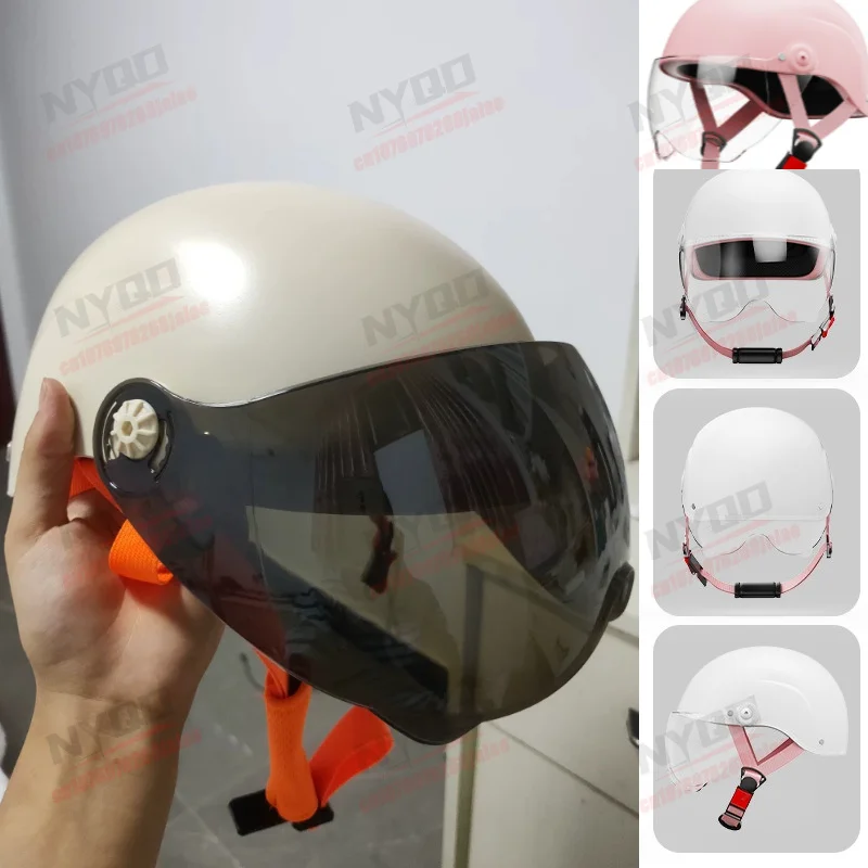 Motorcycle Riding Helmets for Men and Women Summer Sun Protection Half Helmets Four Season Safety Helmets
Motorcycle Riding Helmets for Men and Women Summer Sun Protection Half Helmets Four Season Safety Helmets