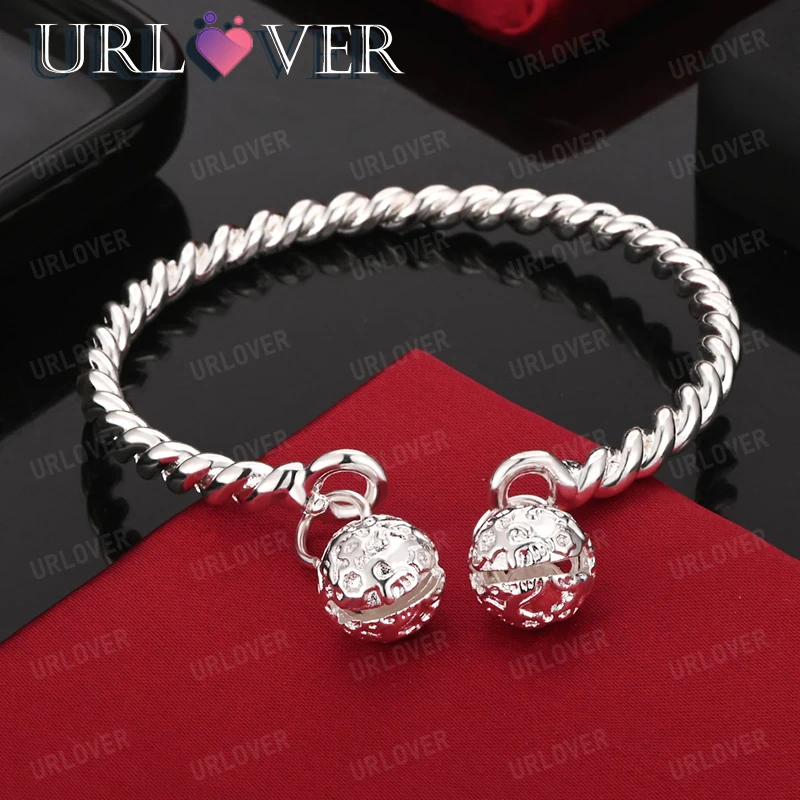 New Luxury 925 Sterling Silver Bangle Valentine's Day Fine Quality Jewelry Men Women Wedding Accessories Birthday Party Gift
New Luxury 925 Sterling Silver Bangle Valentine's Day Fine Quality Jewelry Men Women Wedding Accessories Birthday Party Gift