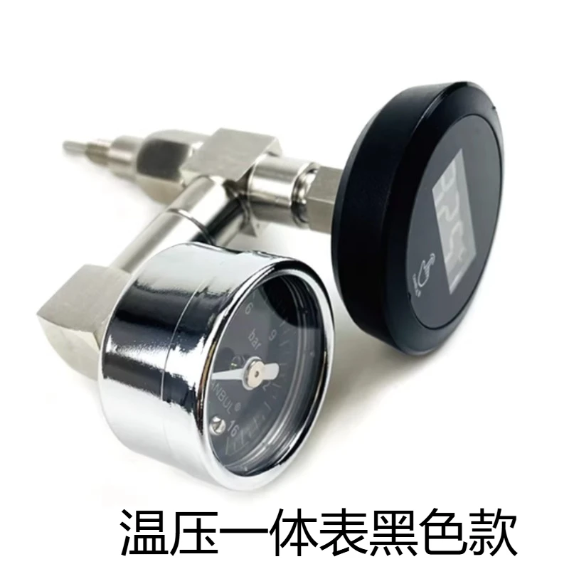 Suitable for E61 Semi-automatic Coffee Machine, Brewing Head, Pressure Gauge, Thermometer, Display Temperature and Pressure
Suitable for E61 Semi-automatic Coffee Machine, Brewing Head, Pressure Gauge, Thermometer, Display Temperature and Pressure