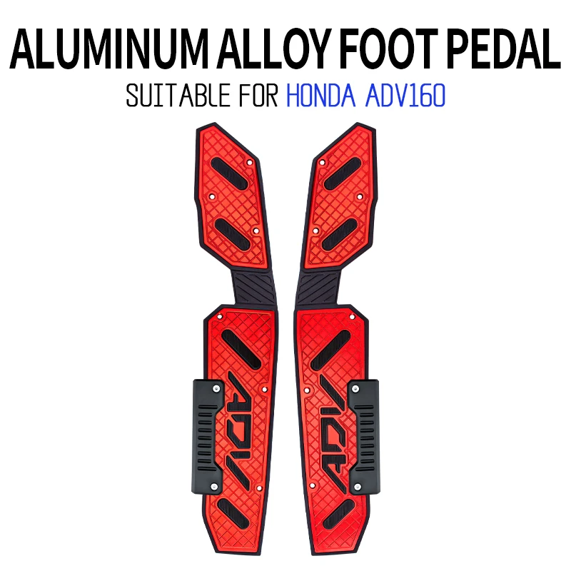 Motorcycle Footrest Platforms For Honda ADV160 ADV 160 2021-2025 2024 Edge Protection Anti Slip Foot Pedal Aluminum alloy+rubber
Motorcycle Footrest Platforms For Honda ADV160 ADV 160 2021-2025 2024 Edge Protection Anti Slip Foot Pedal Aluminum alloy+rubber