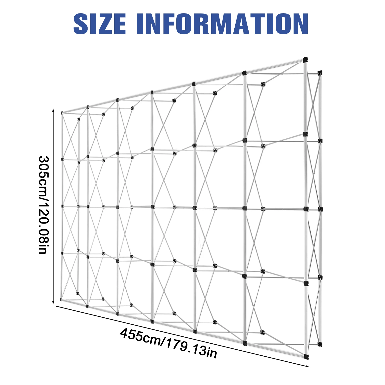 10x10/15/17 FT Trade Show Large Tension Fabric Display Stand with Carrying Bag Banner Show Frame for Wedding Exhibition Events
10x10/15/17 FT Trade Show Large Tension Fabric Display Stand with Carrying Bag Banner Show Frame for Wedding Exhibition Events