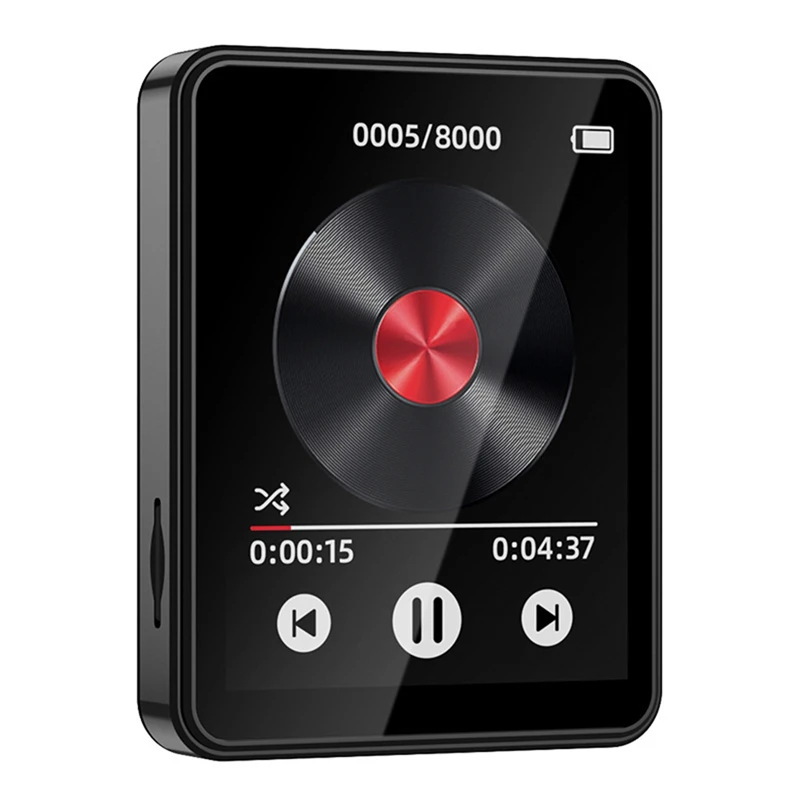 Bluetooth MP3-плеер 2,4-дюймовый сенсорный экран Hi-Fi музыкальный плеер Поддержка расширения 128G Встроенный динамик с электронной книгой/видео
Bluetooth MP3-плеер 2,4-дюймовый сенсорный экран Hi-Fi музыкальный плеер Поддержка расширения 128G Встроенный динамик с электронной книгой/видео