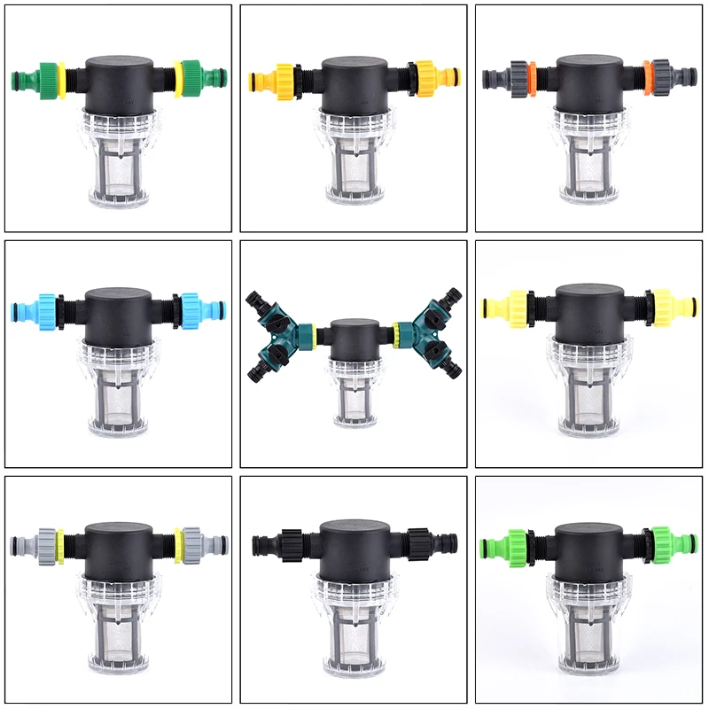 Garden Watering Filter Car Washing Water Pump Strainer Agriculture Hose Irrigation Water Pipe Quick Connector Impurity Prefilter
Garden Watering Filter Car Washing Water Pump Strainer Agriculture Hose Irrigation Water Pipe Quick Connector Impurity Prefilter