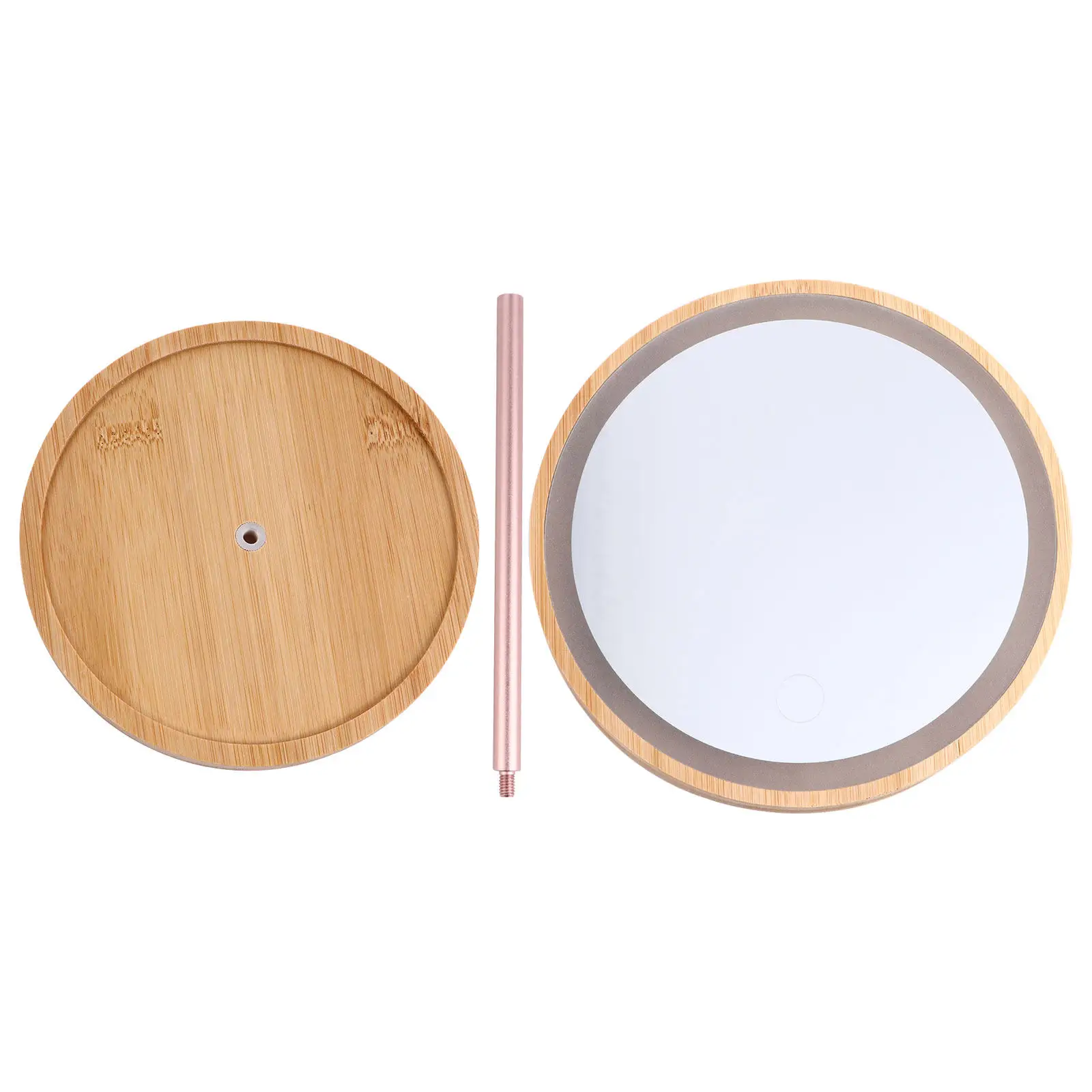 Деревянное настольное зеркало для макияжа с LED-подсветкой, сенсорным управлением, поворотом на 90 градусов, устойчивым основанием, для ежедневного использования (1 шт.)
Деревянное настольное зеркало для макияжа с LED-подсветкой, сенсорным управлением, поворотом на 90 градусов, устойчивым основанием, для ежедневного использования (1 шт.)
