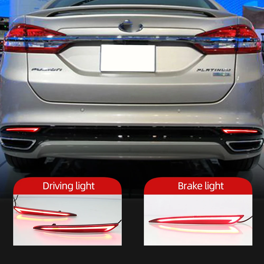 2Pcs Reflector For Ford Mondeo Fusion 2013 2014 2015 2016 2017 2018 LED Bumper Light Rear Fog Lamp Brake Light Turn Signal
2Pcs Reflector For Ford Mondeo Fusion 2013 2014 2015 2016 2017 2018 LED Bumper Light Rear Fog Lamp Brake Light Turn Signal