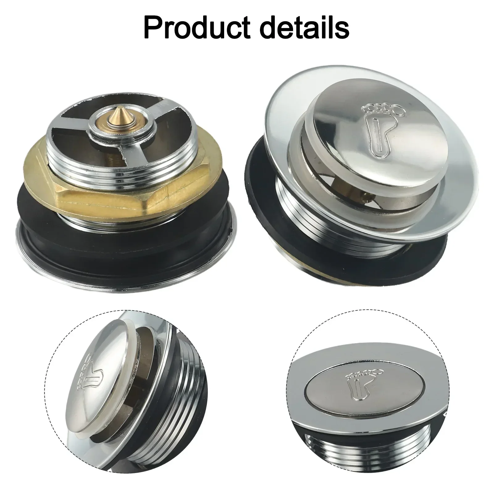 1/2x Bathroom Drian Up Shower Tub Bathtub Waste Drain Floor Drain Home Accessories Kitchen Replacement Part
1/2x Bathroom Drian Up Shower Tub Bathtub Waste Drain Floor Drain Home Accessories Kitchen Replacement Part