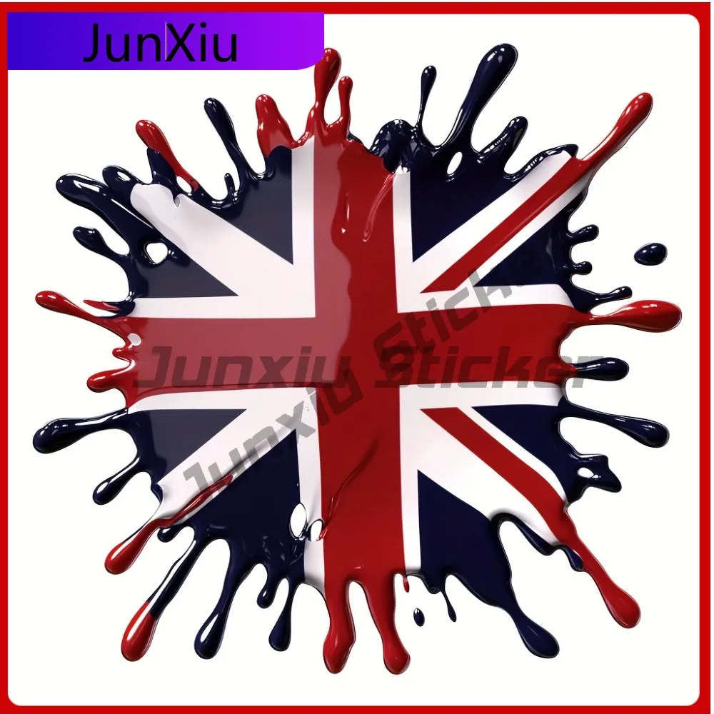 Union Jack Splash Design Stickers Pack Transparent Double Sided Printed Scratch Resistant for Motorcycles and Cute C
Union Jack Splash Design Stickers Pack Transparent Double Sided Printed Scratch Resistant for Motorcycles and Cute C