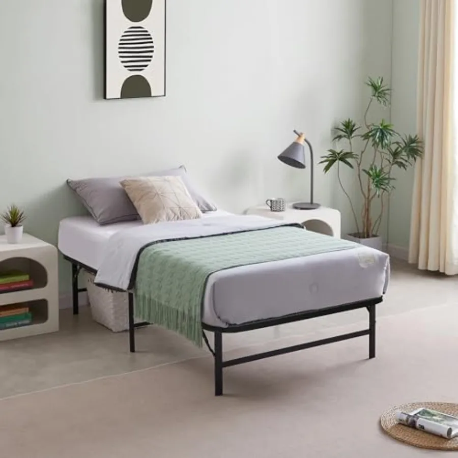 14 Inches High Metal Folding Bed Frame No Tools Required Platform Mattress Base Supports Up to 660Ibs Heavy Duty Construction I
14 Inches High Metal Folding Bed Frame No Tools Required Platform Mattress Base Supports Up to 660Ibs Heavy Duty Construction I