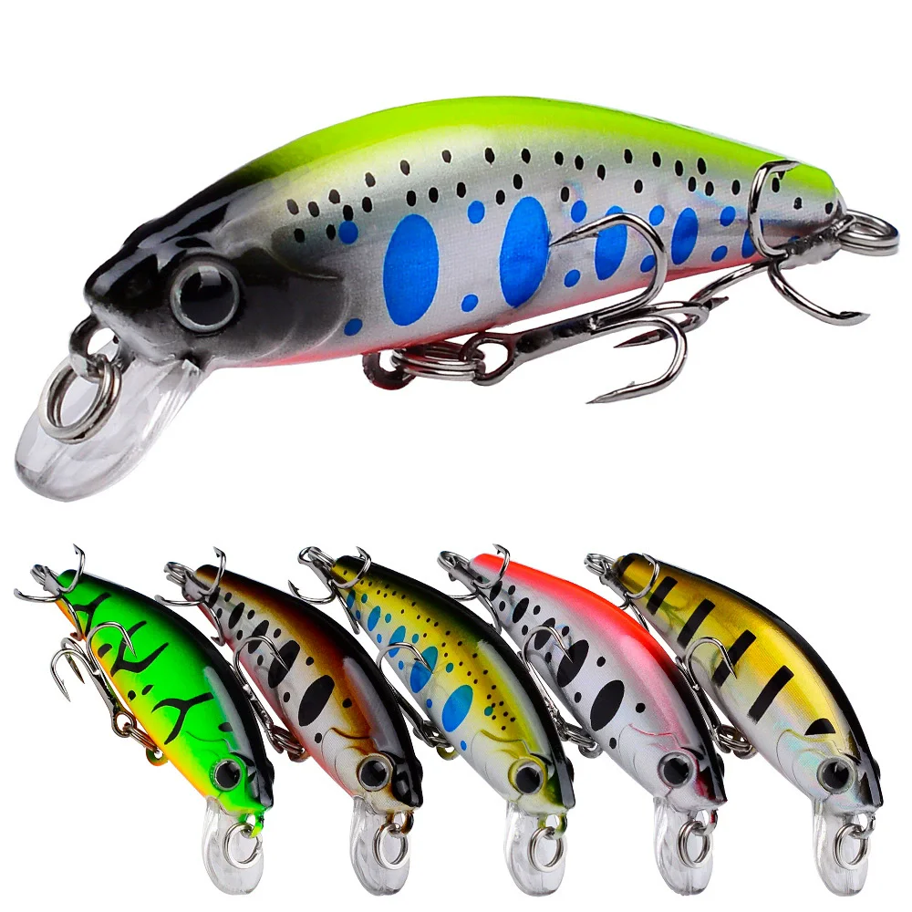 1pcs Fishing Lure 5.6cm 6.8g Hard ABS Plastic Minnow Lures 6 Color Crankbait Fishing Baits 10# Treble hook dw592
1pcs Fishing Lure 5.6cm 6.8g Hard ABS Plastic Minnow Lures 6 Color Crankbait Fishing Baits 10# Treble hook dw592