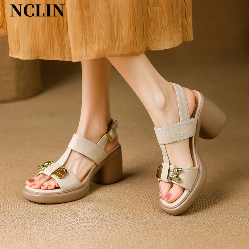 Zapatos De Mujer Women Classic Comfort Beige Genuine Leather Peep Toe High Quality Sandal Shoes Lady Fashion Work High Heels
Zapatos De Mujer Women Classic Comfort Beige Genuine Leather Peep Toe High Quality Sandal Shoes Lady Fashion Work High Heels