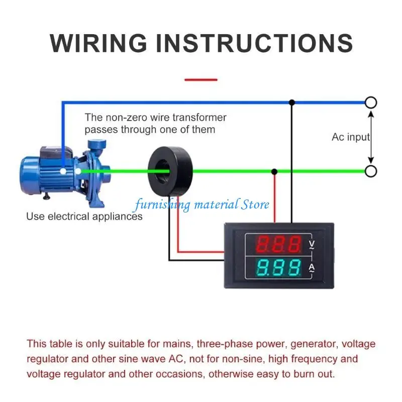 Y5GD 2 in 1 Amp Monitors Tester Ampere Voltmeter Detector Digital Display Current Meter Panel with Wire
Y5GD 2 in 1 Amp Monitors Tester Ampere Voltmeter Detector Digital Display Current Meter Panel with Wire